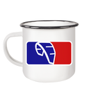 Major League Kite - Emaille Tasse (Black)