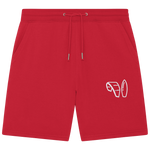 Kite and Board Bestickt - Organic Jogger Shorts (Stick)