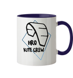 KiteCrewHro Logo Brustprint - Tasse zweifarbig