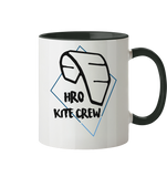 KiteCrewHro Logo Brustprint - Tasse zweifarbig