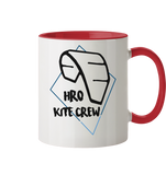 KiteCrewHro Logo Brustprint - Tasse zweifarbig