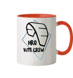 KiteCrewHro Logo Brustprint - Tasse zweifarbig