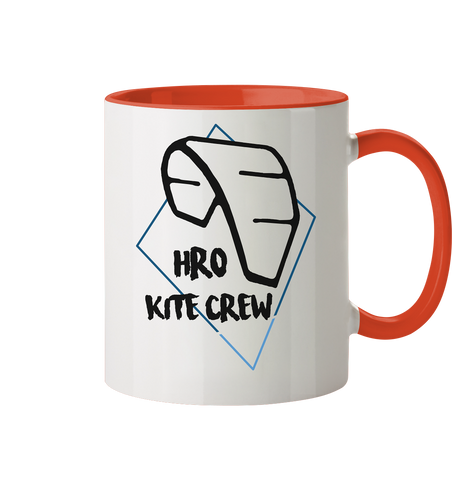 KiteCrewHro Logo Brustprint - Tasse zweifarbig