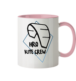 KiteCrewHro Logo Brustprint - Tasse zweifarbig