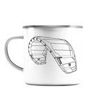 X Kite - Emaille Tasse