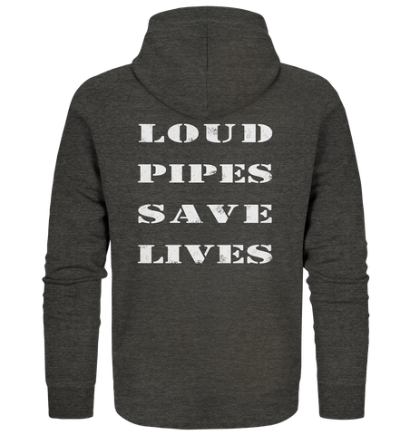 Loud Pipes Save Lives Rücken - Zipper