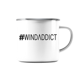 #windaddict - Emaille Tasse