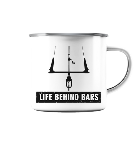 Life Behind Bars - Emaille Tasse