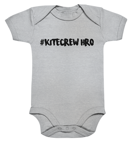 KiteCrewHro Hashtag - Organic Baby Bodysuite