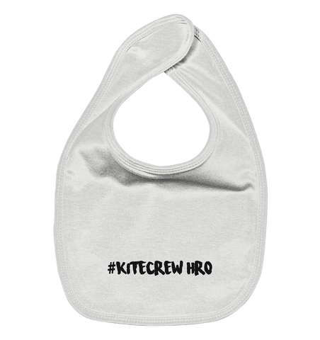 KiteCrewHro Hashtag - Organic Baby-Lätzchen