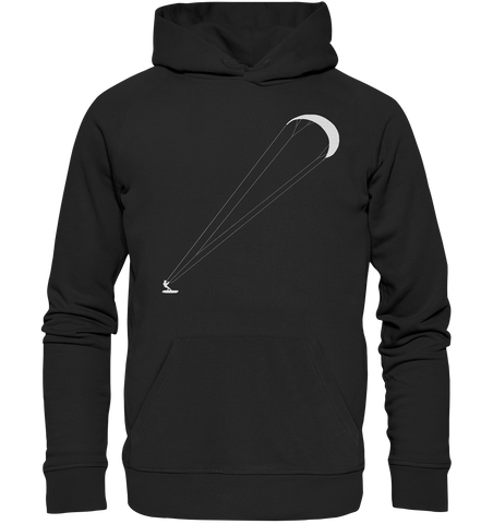 Langer Kitesurfer - Hoodie Biobaumwolle