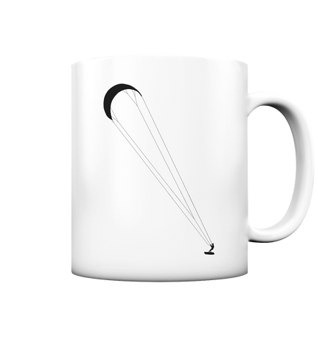 Langer Kitesurfer - Tasse matt