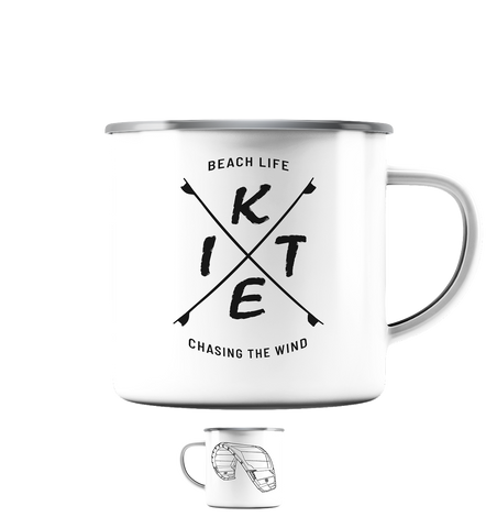 X Kite - Emaille Tasse